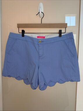 Lilly Pulitzer Periwinkle Buttercup Stretch Shorts